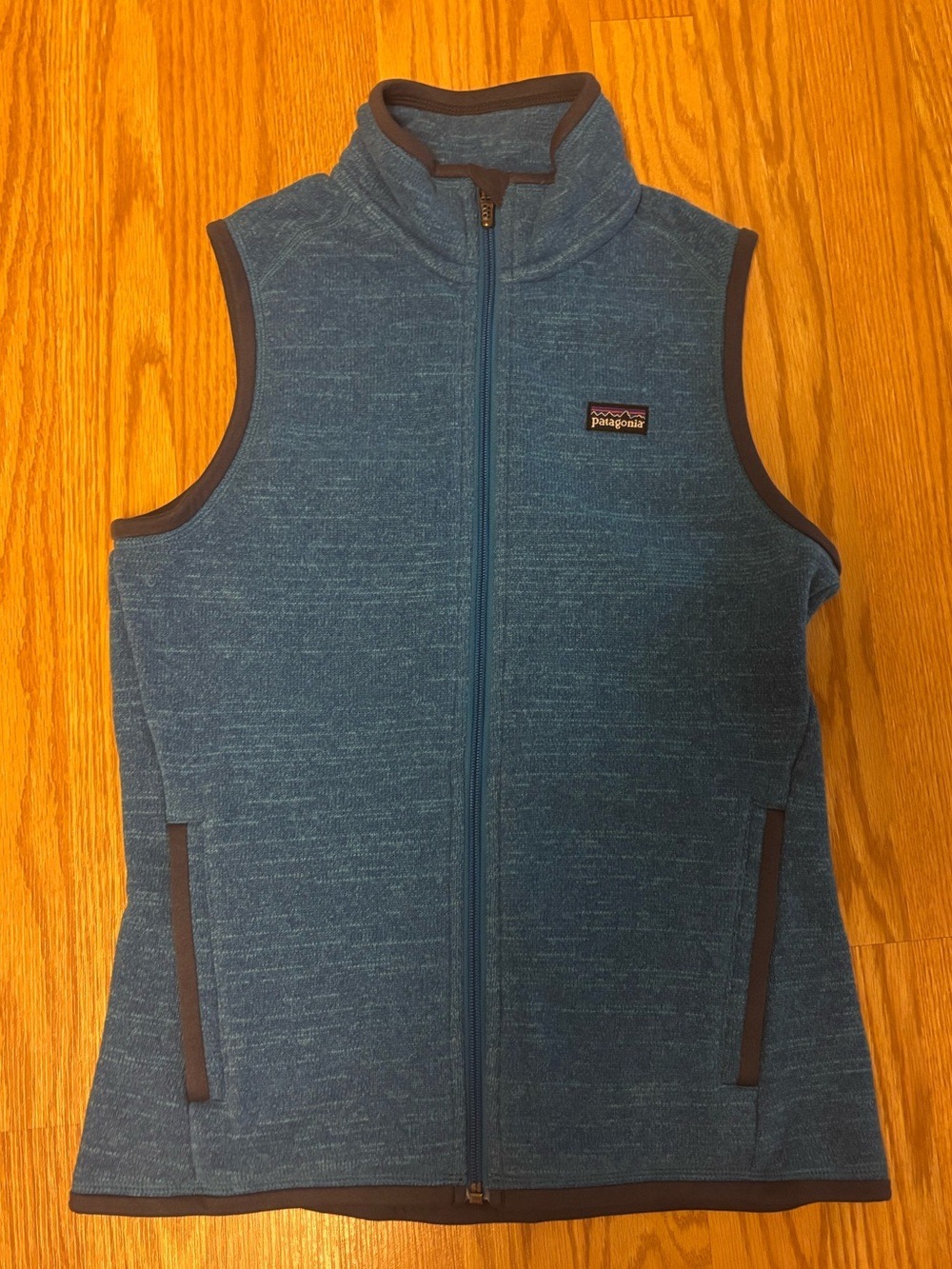 Patagonia Women's Teal-Blue Full Zip Vest Size XS